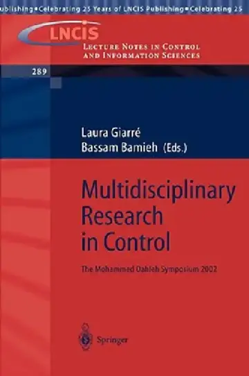 Cover of Multidisciplinary Research in Control