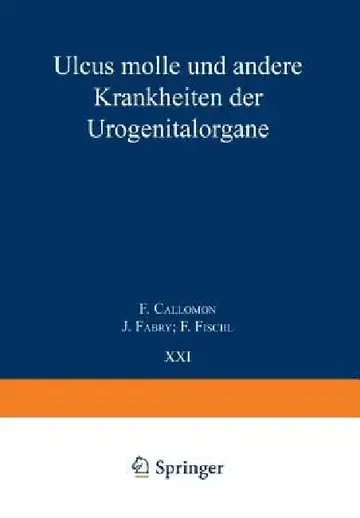 Cover of Ulcus Molle Und Andere Krankheiten Der Urogenitalorgane