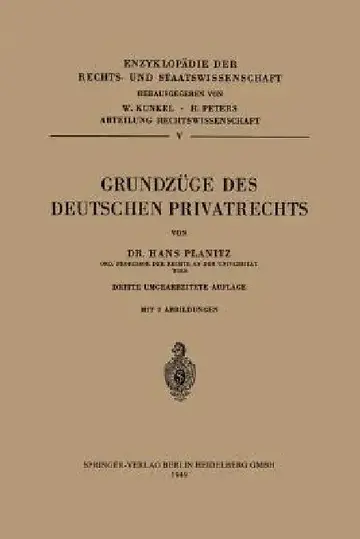 Cover of Grundzüge Des Deutschen Privatrechts