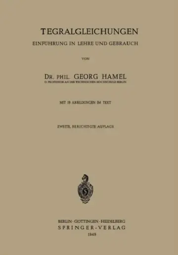 Cover of Integralgleichungen