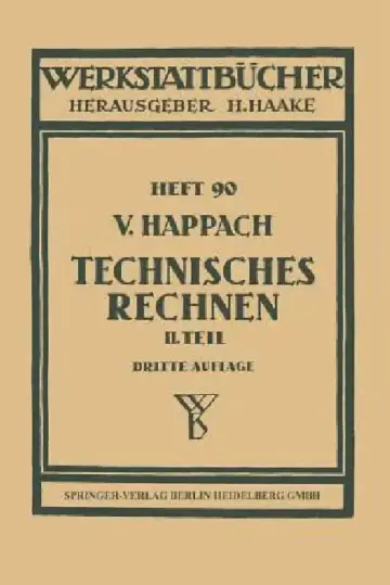 Cover of Technisches Rechnen