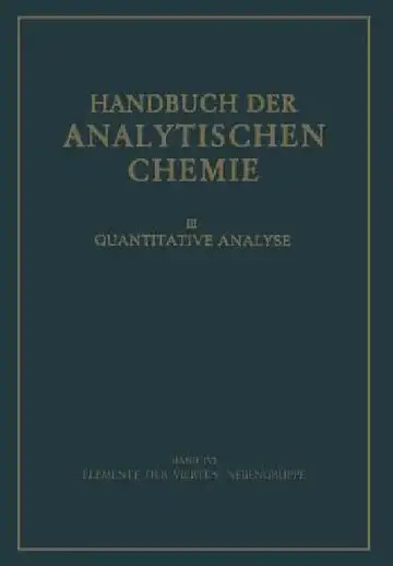 Cover of Elemente Der Vierten Nebengruppe