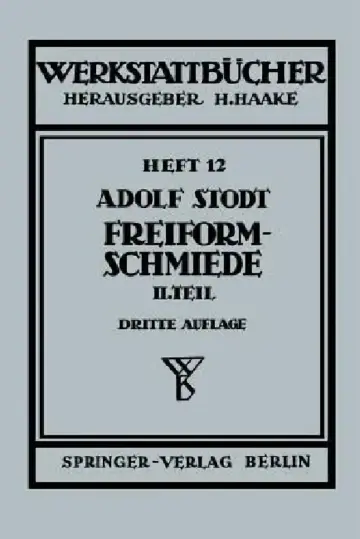 Cover of Freiformschmiede