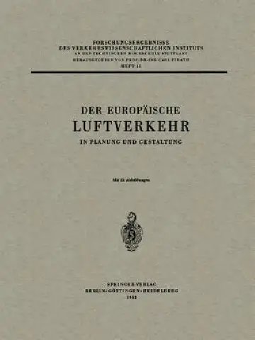 Cover of Der Europäische Luftverkehr
