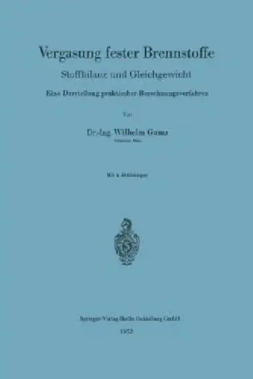 Cover of Vergasung Fester Brennstoffe