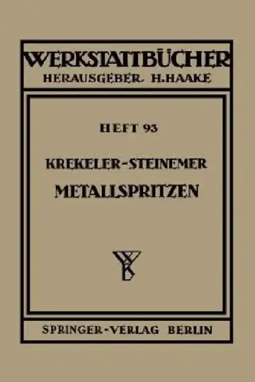 Cover of Metallspritzen