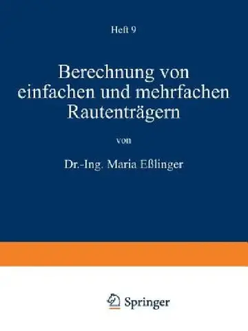 Cover of Berechnung Von Einfachen Und Mehrfachen Rautenträgern