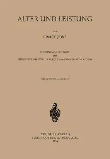Cover of Alter Und Leistung