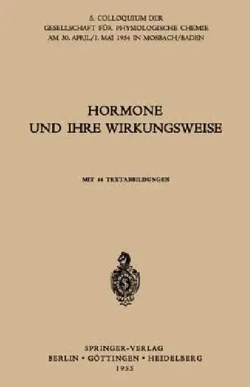Cover of Hormone Und Ihre Wirkungsweise
