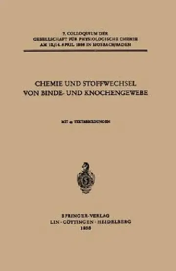 Cover of Chemie Und Stoffwechsel Von Binde- Und Knochengewebe