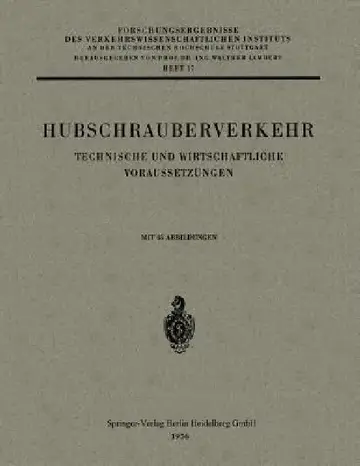 Cover of Hubschrauberverkehr