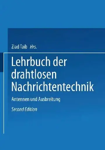 Cover of Lehrbuch Der Drahtlosen Nachrichtentechnik