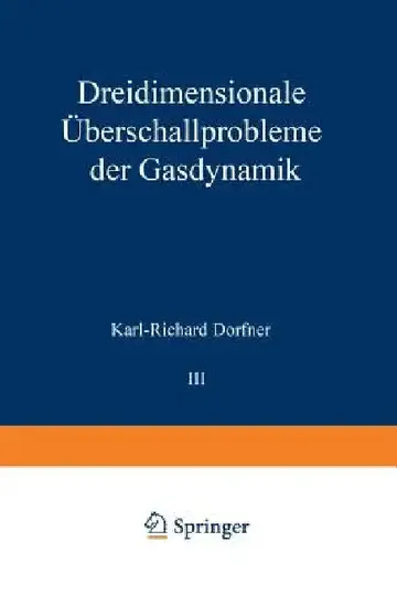 Cover of Dreidimensionale Überschallprobleme Der Gasdynamik