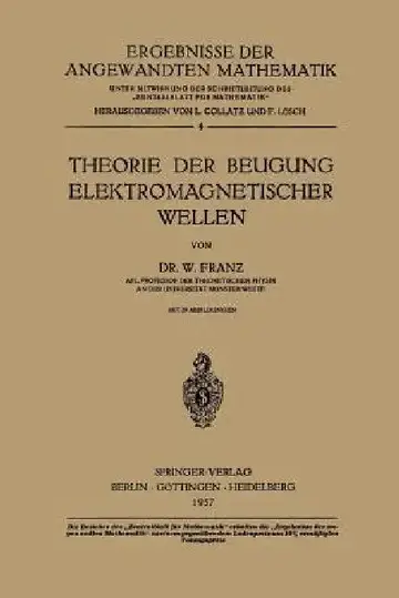 Cover of Theorie Der Beugung Elektromagnetischer Wellen