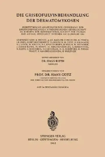 Cover of Die Griseofulvinbehandlung Der Dermatomykosen