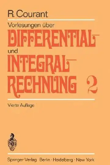 Cover of Vorlesungen Über Differential- Und Integralrechnung