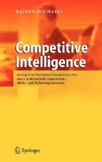 Cover of Competitive Intelligence