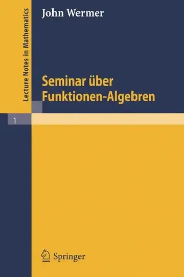 Cover of Seminar Über Funktionen - Algebren