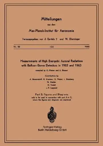 Cover of Measurements of High Energetic Auroral Radiations with Balloon-Borne Detectors in 1962 and 1963