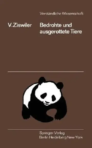 Cover of Bedrohte Und Ausgerottete Tiere