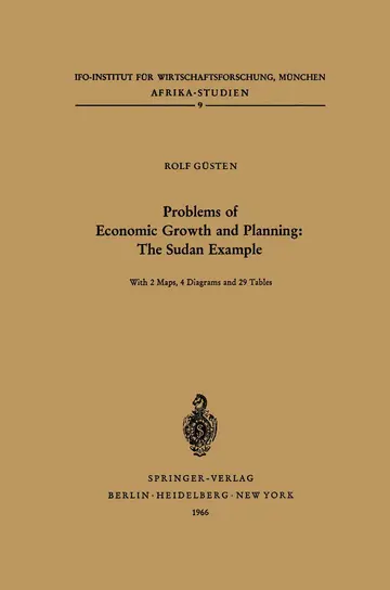 Cover of Problems of Economic Growth and Planning