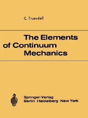Cover of The Elements of Continuum Mechanics