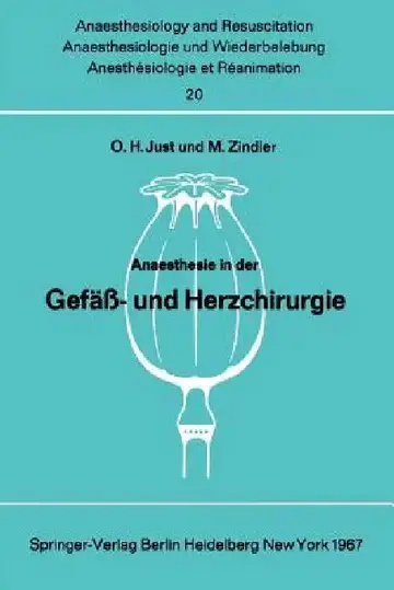 Cover of Anaesthesie in Der Gefäß- Und Herzchirurgie