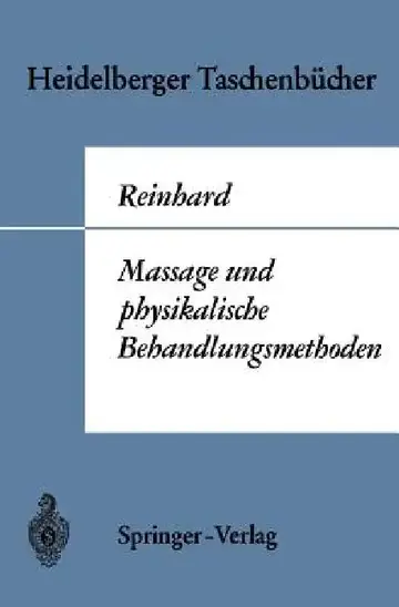 Cover of Massage Und Physikalische Behandlungsmethoden