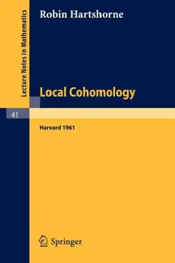 Cover of Local Cohomology