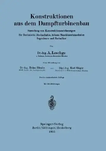 Cover of Konstruktionen Aus Dem Dampfturbinenbau