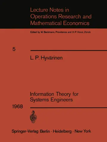 Cover of Information Theory for Systems Engineers
