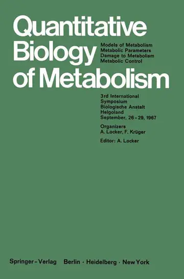 Cover of Quantitative Biology of Metabolism