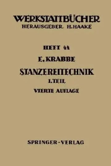 Cover of Stanzereitechnik