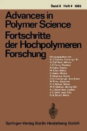 Cover of Advances in Polymer Science / Fortschritte Der Hochpolymeren Forschung