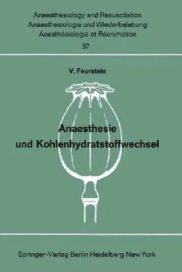 Cover of Anaesthesie Und Kohlenhydratstoffwechsel