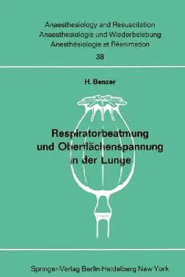 Cover of Respiratorbeatmung Und Oberflächenspannung in Der Lunge