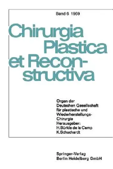Cover of Organ Der Deutschen Gesellschaft Für Plastische Und Wiederherstellungs-Chirurgie