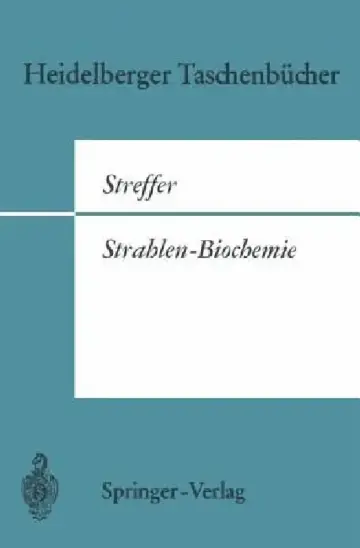 Cover of Strahlen-Biochemie