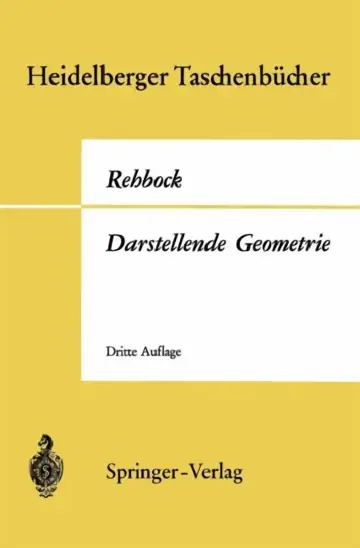Cover of Darstellende Geometrie