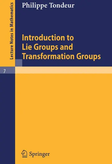 Cover of Introduction to Lie Groups and Transformation Groups
