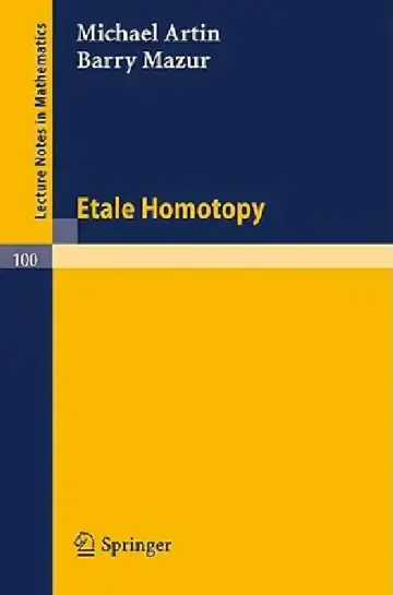 Cover of Etale Homotopy
