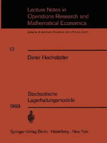 Cover of Stochastische Lagerhaltungsmodelle