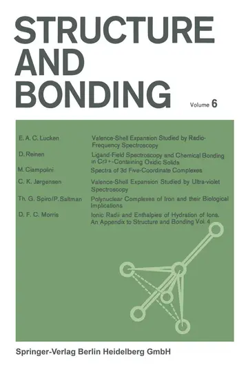 Cover of Structure and Bonding