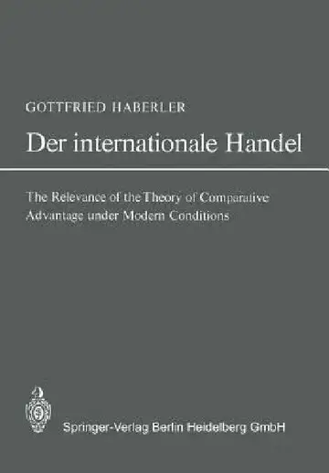 Cover of Der Internationale Handel