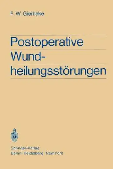 Cover of Postoperative Wundheilungsstörungen