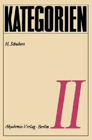 Cover of Kategorien II