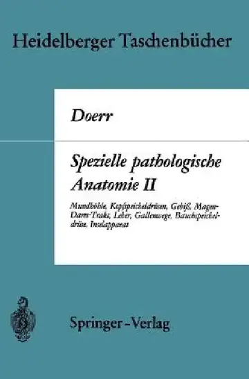 Cover of Spezielle Pathologische Anatomie II
