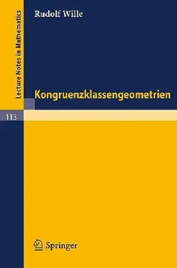 Cover of Kongruenzklassengeometrien