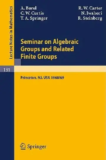 Cover of Seminar on Algebraic Groups and Related Finite Groups