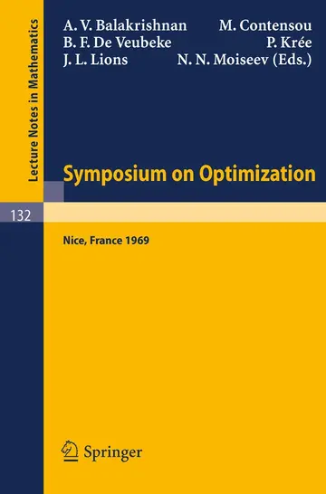 Cover of Symposium on Optimization